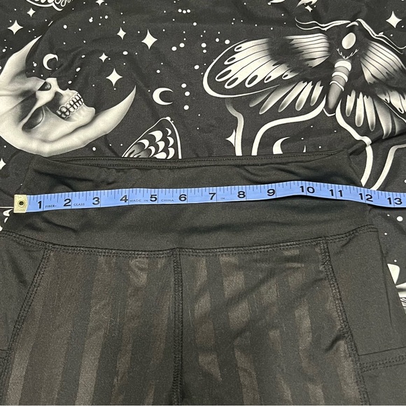 Blackcraft Cult Black Stripe Active Leggings, XS - Picture 5 of 9